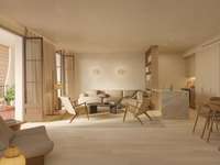 living - Ático de 103m² con 54m² terraza en venta en El Born - gallery thumbnail - 2