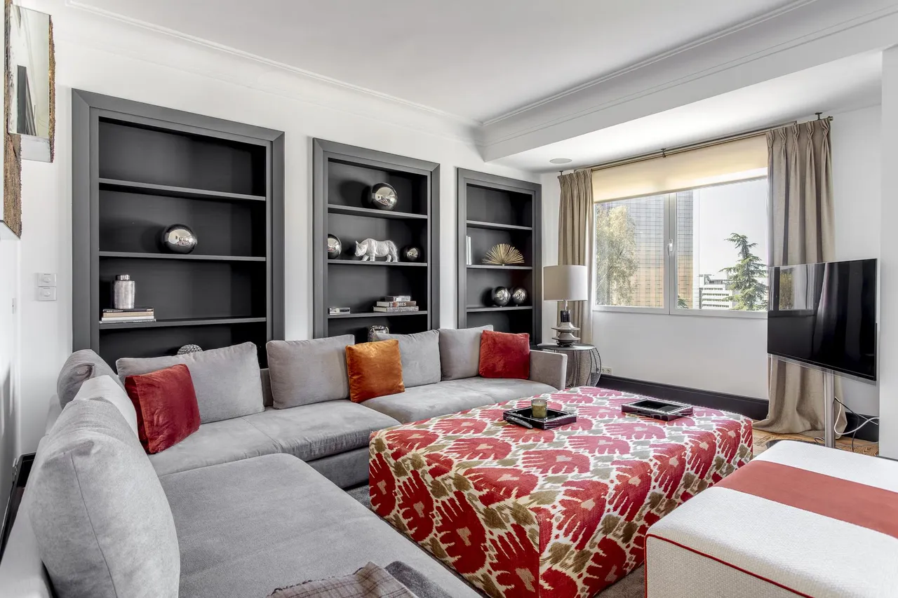 living - Piso de 375m² en alquiler en Castellana, Madrid - gallery - 5