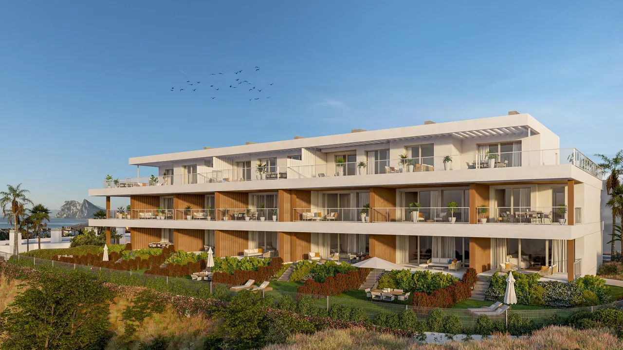 living - New-build apartment for sale with sea views in La Alcaidesa - gallery - 2