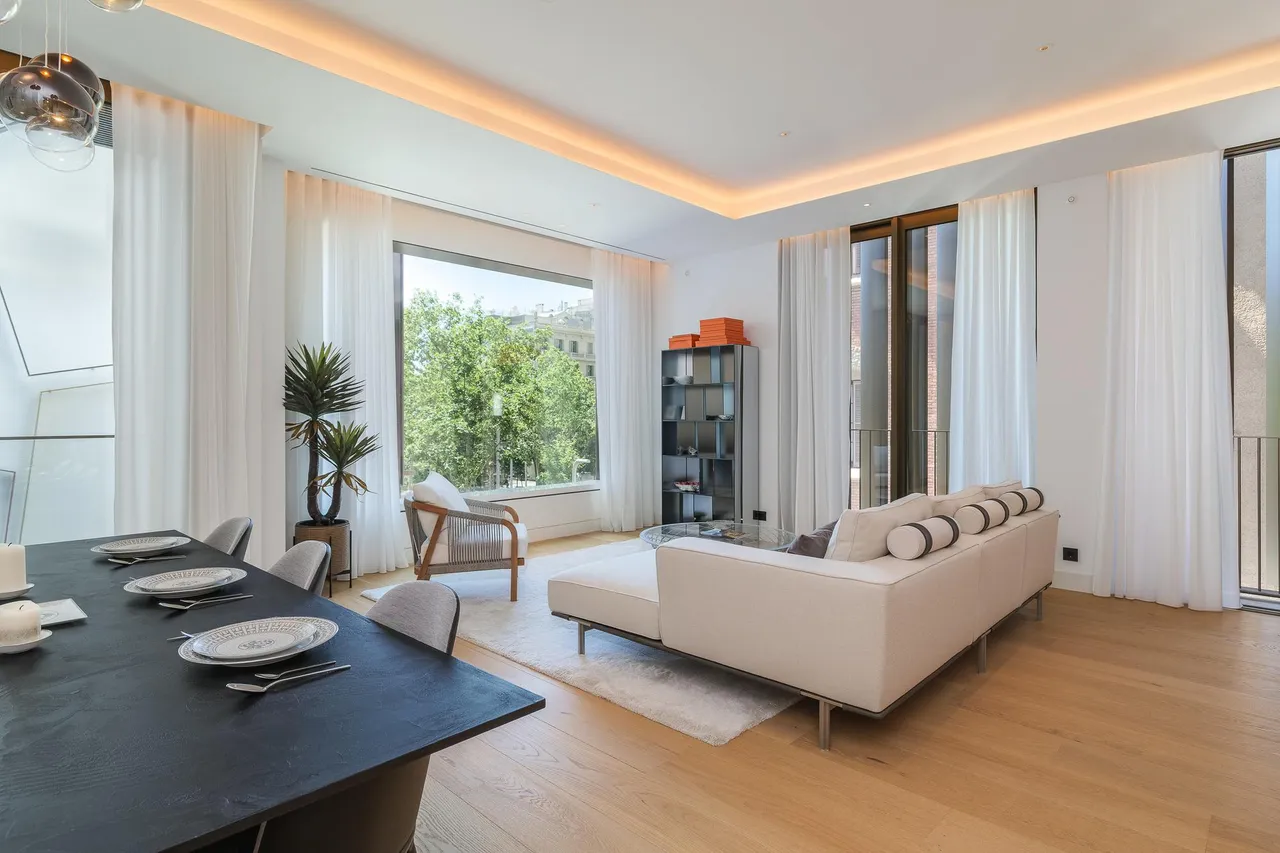living - 186m² apartment for sale in Gràcia, Barcelona - gallery - 10