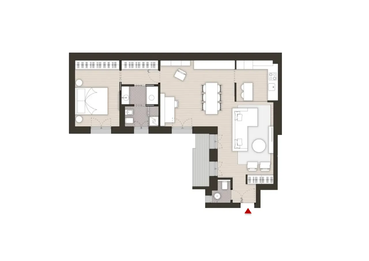 living - Sant'Ambrogio 4 - Living - Dils - Planimetria - 1