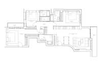 living - 120m² apartment with 11m² terrace for sale in Arapiles - Floor Plan thumbnail - 1
