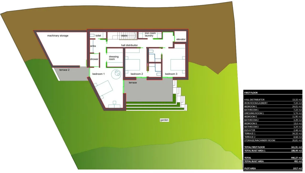 living - 283m² house / villa for sale in Sa Riera, Costa Brava - Floor Plan - 3