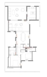 living - Ático de 140m² en venta en Castellana, Madrid - Plano del piso thumbnail - 1
