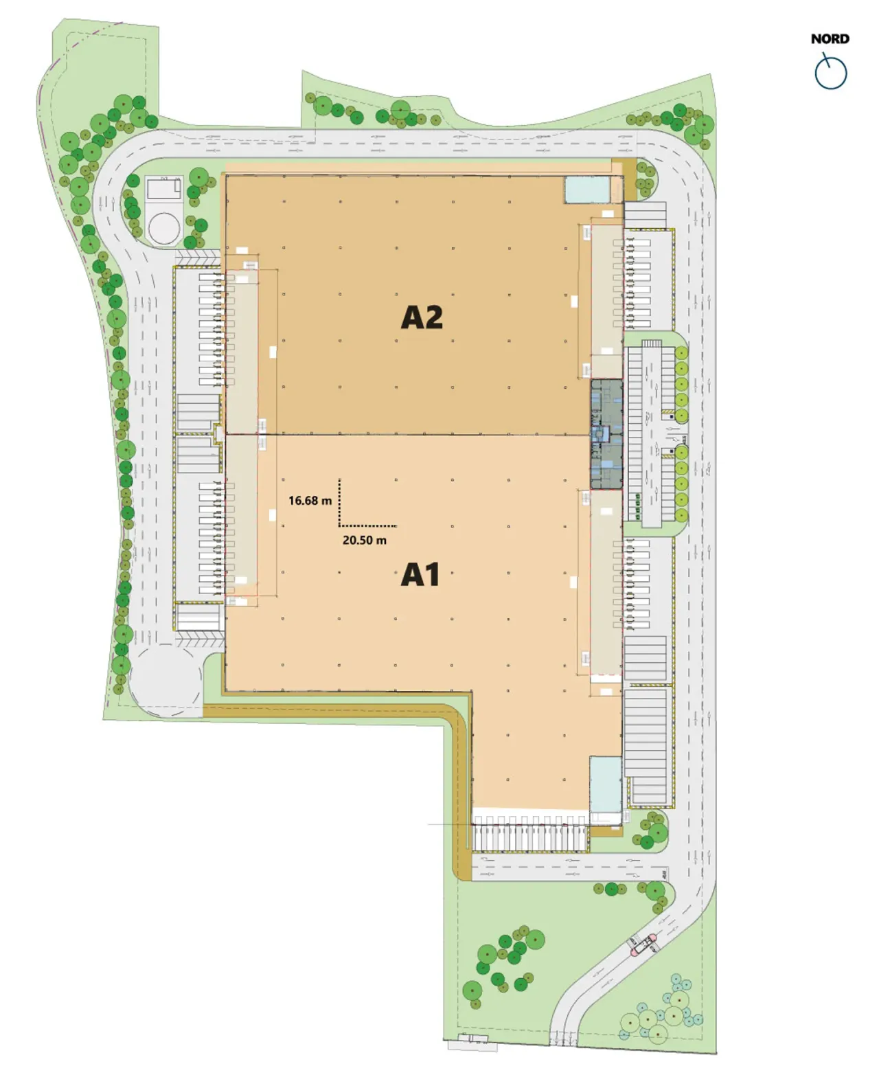 logistics - Agliana Logistics Park - Logistiek - Dils - Verdiepingsplan - 2