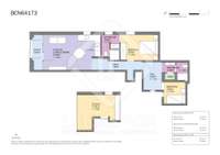 living - 85m² apartment for sale in Eixample Right, Barcelona - Floor Plan thumbnail - 1