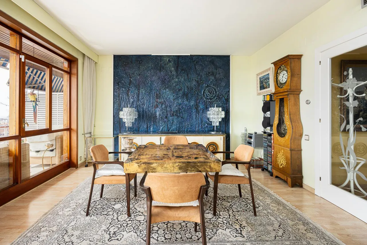 living - 206m² apartment with 20m² terrace for rent in Sarrià - gallery - 3