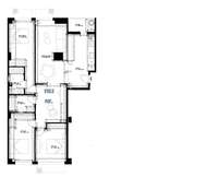 living - 140m² apartment with 6m² terrace for sale in Ciudad de las Ciencias - Floor Plan thumbnail - 1