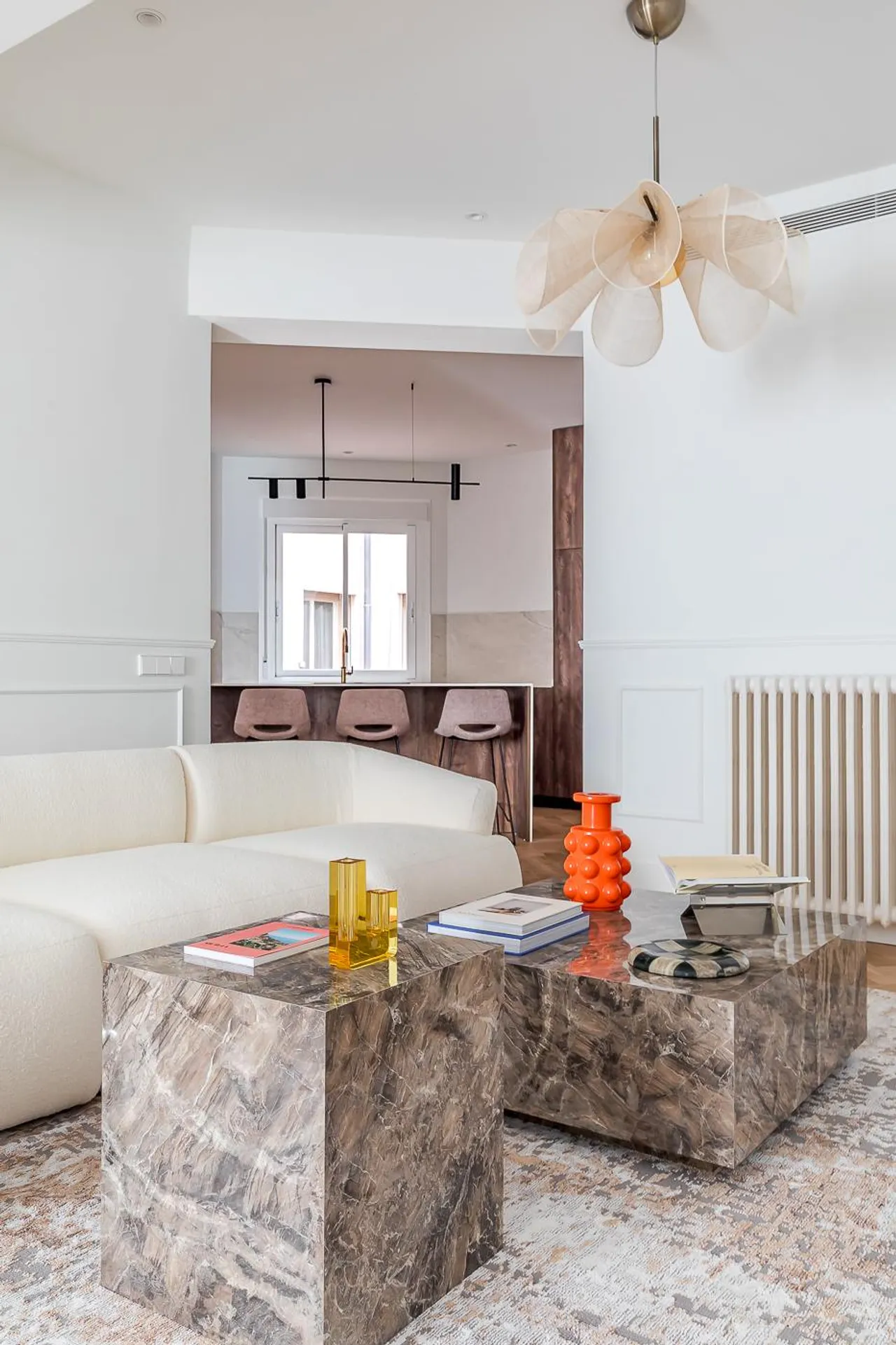 living - Piso de 287m² en venta en Castellana, Madrid - gallery - 2