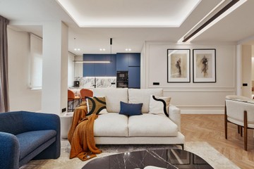 living - 144m² apartment with 11m² terrace for sale in Lista, Madrid - featured