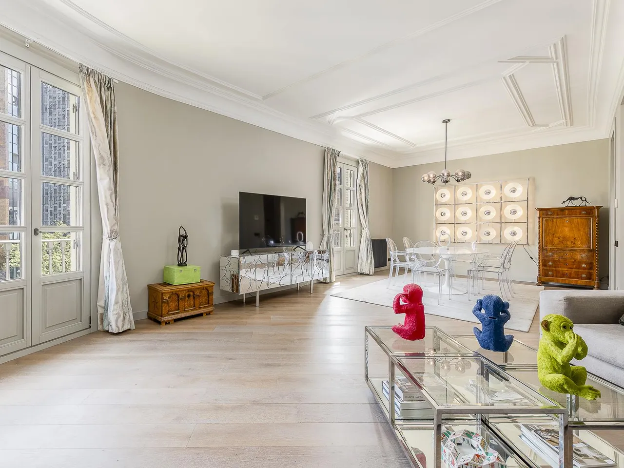 living - Piso de 209m² en venta en Eixample Derecho, Barcelona - gallery - 4