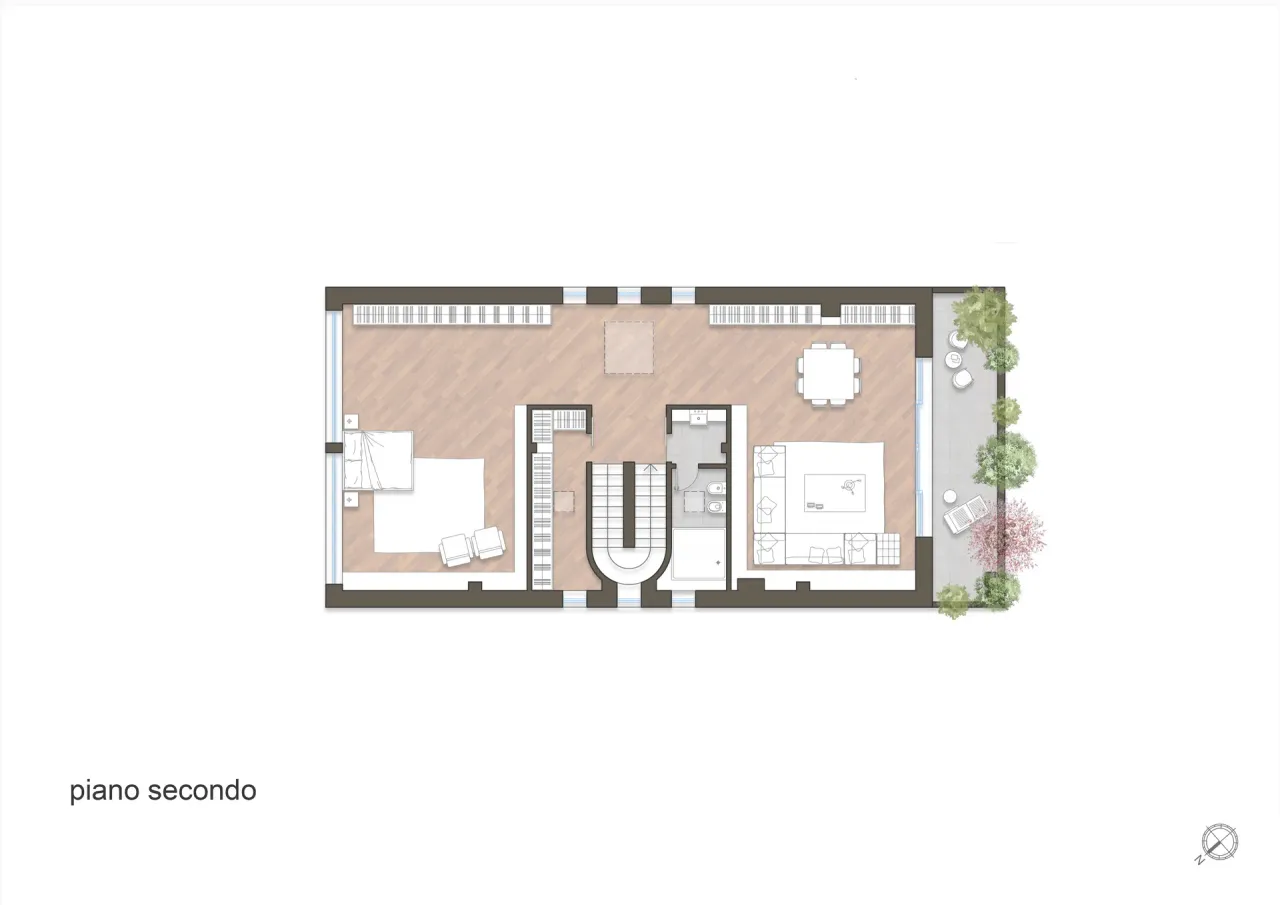 living - Principale 109 - Living - Dils - Planimetria - 2