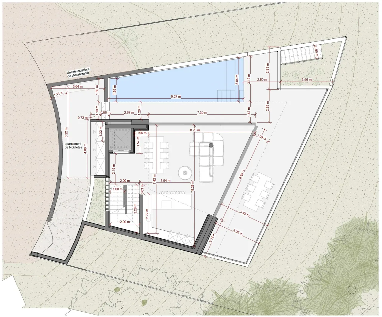 living - 310m² house / villa for sale in Sa Tuna, Costa Brava - Floor Plan - 2