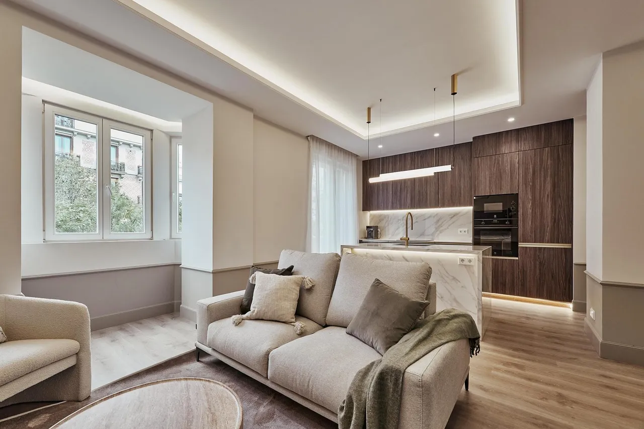 living - 162m² apartment for sale in Goya, Madrid - gallery - 2