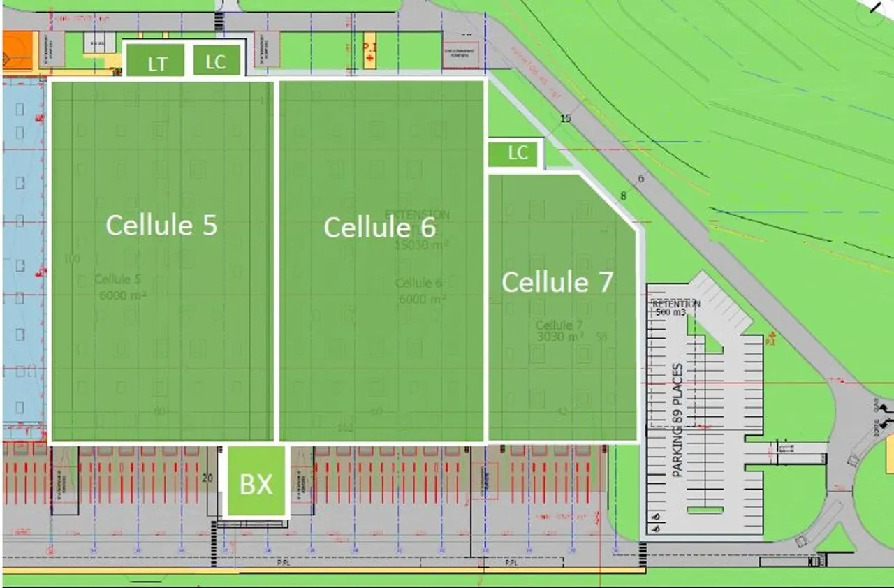logistics - Logistics Warehouse For Rent - Floor Plan - 2