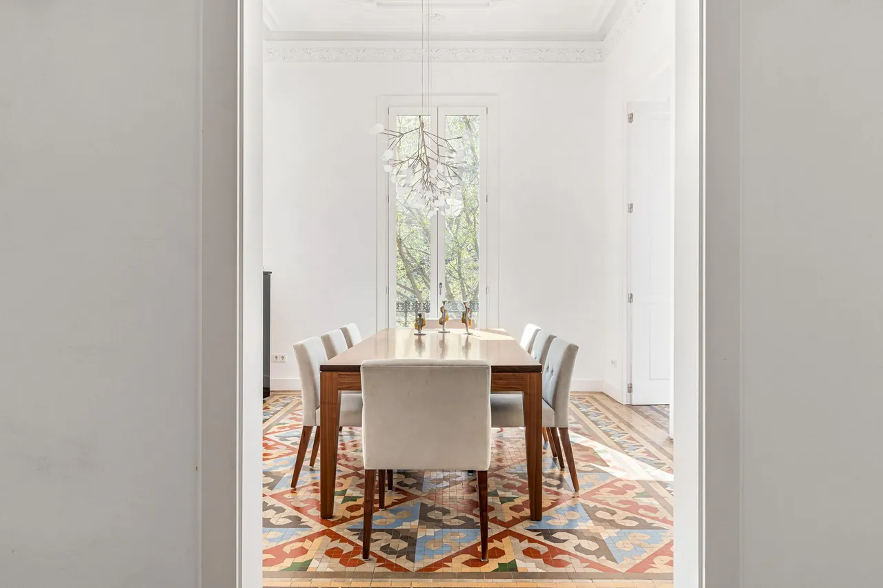 living - Piso de 222m² con 48m² terraza en venta en Eixample Derecho - gallery - 9