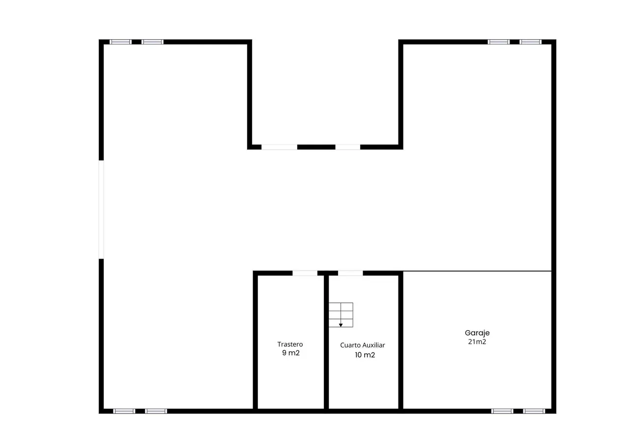 living - Casa / villa de 195m² con 83m² de jardín en venta en Vallpineda - Plano del piso - 4
