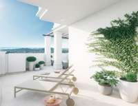 living - Private gated Development with Beautiful renovated 2 and 3 Apartments with view , communal pools and Gym,private parking and security in Nueva Andalucia, Costa del Sol - gallery thumbnail - 6