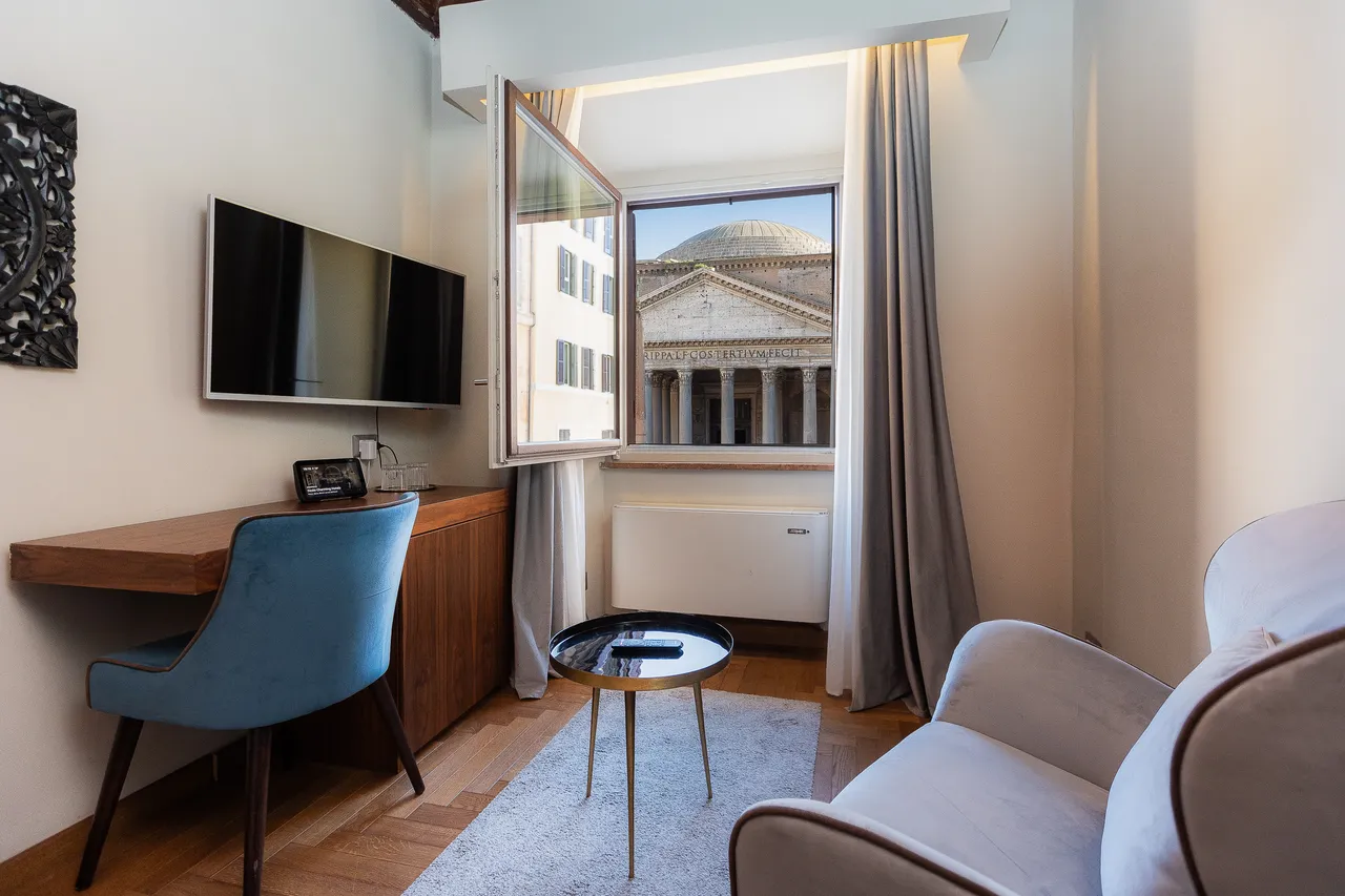 living - Three-room apartment for sale via della Rosetta 11 Rome - gallery - 12