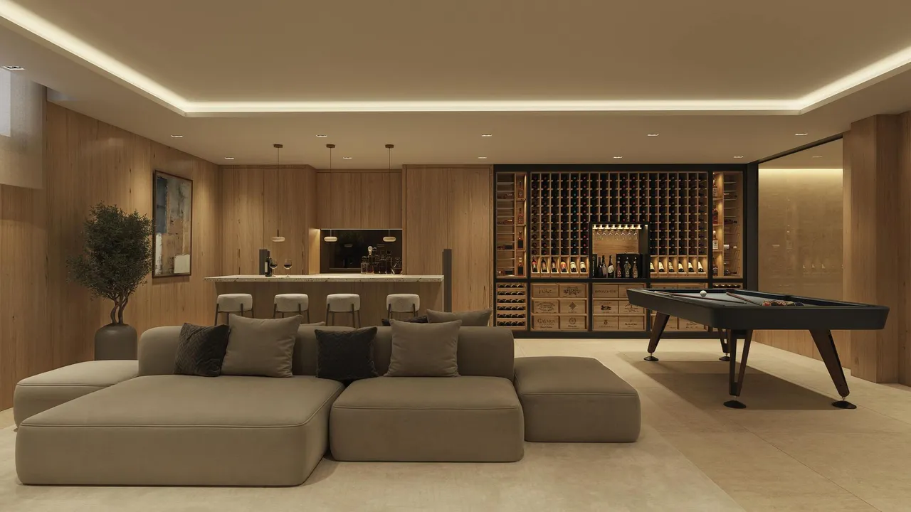 living - Urbanización privada de 7 villas modernas con vistas al mar a la venta situada en Marbella Este - gallery - 7