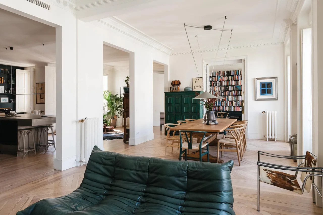 living - Piso de 238m² en venta en Jerónimos, Madrid - gallery - 7