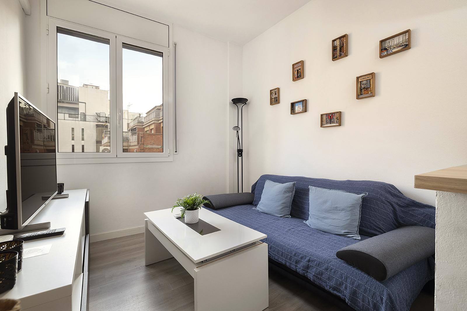 living - 45m² apartment for sale in El Putxet, Barcelona - gallery thumbnail - 4