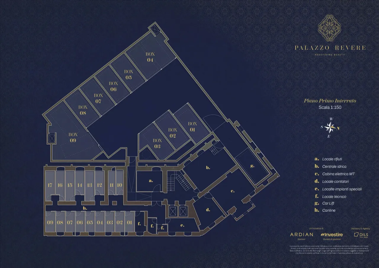 living - Palazzo Revere - Living - Dils - Plan d'étage - 1