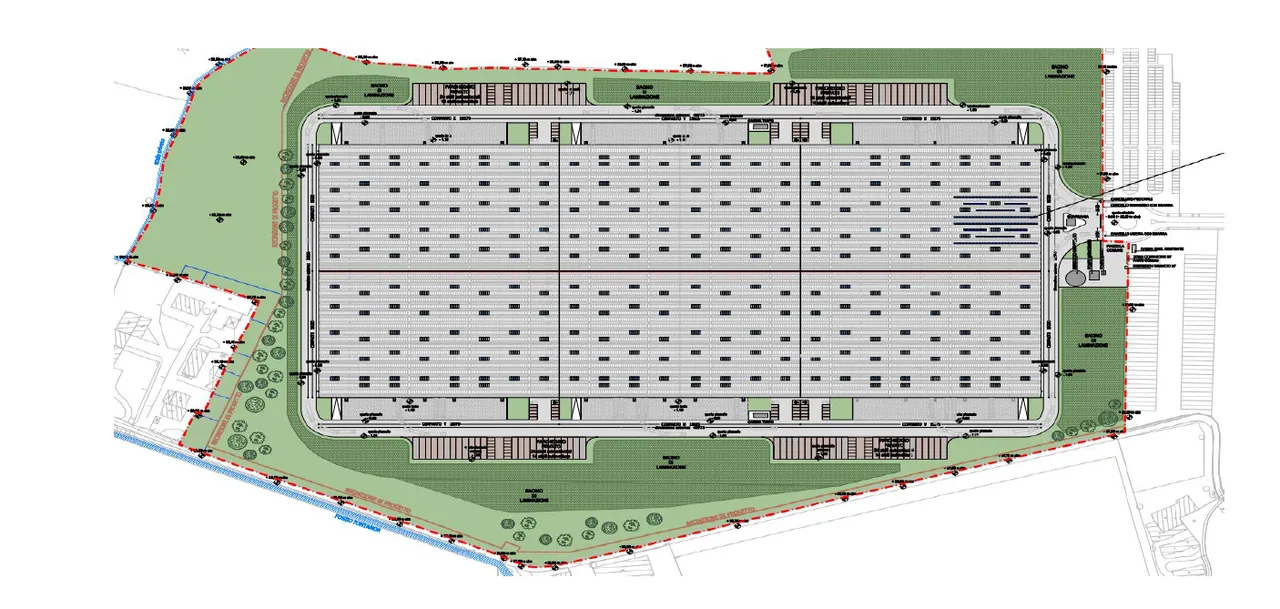 logistics - South Verona - Logistics - Dils - Verdiepingsplan - 1