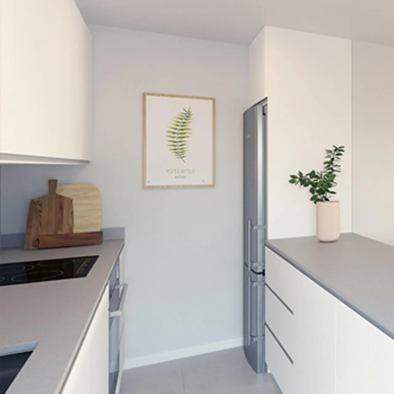 living - New build apartments in El Higueron, close to amenities and with sea views, Costa del Sol - gallery - 9