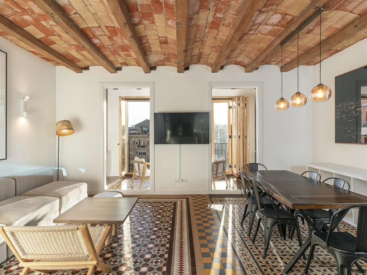 living - Piso de 132m² en venta en Eixample Izquierdo, Barcelona - gallery - 2