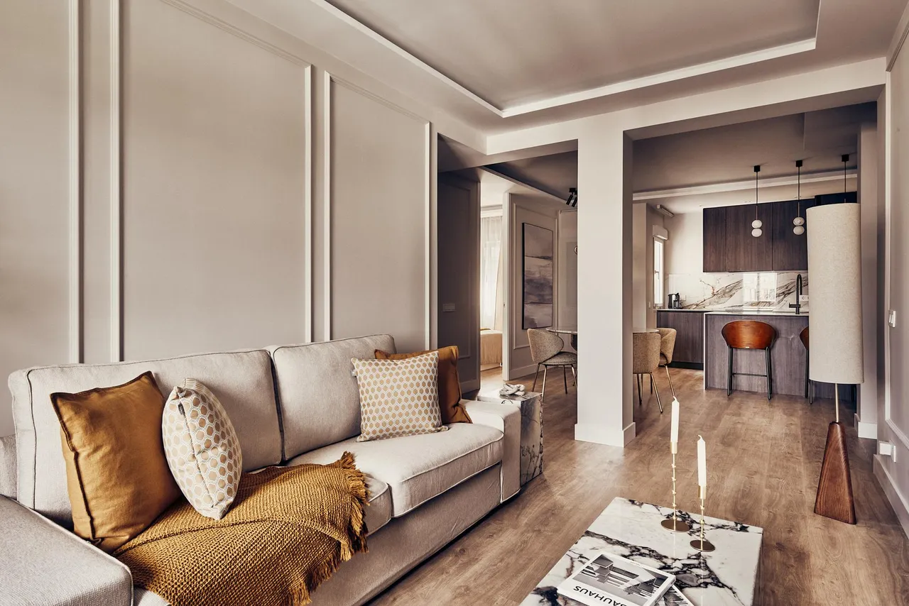 living - Piso de 90m² en venta en Goya, Madrid - gallery - 3