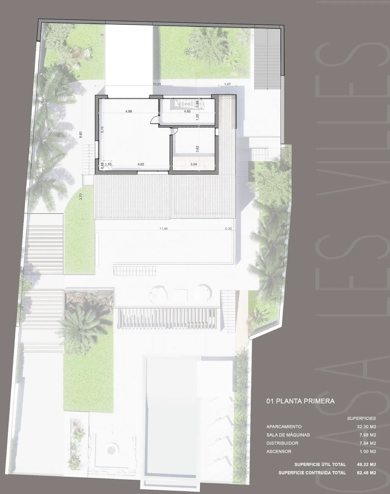 living - Casa / villa de 490m² en venta en Arenys de Mar, Barcelona - Plano del piso - 1