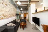 living - 99m² apartment with 55m² terrace for sale in El Raval - gallery thumbnail - 1