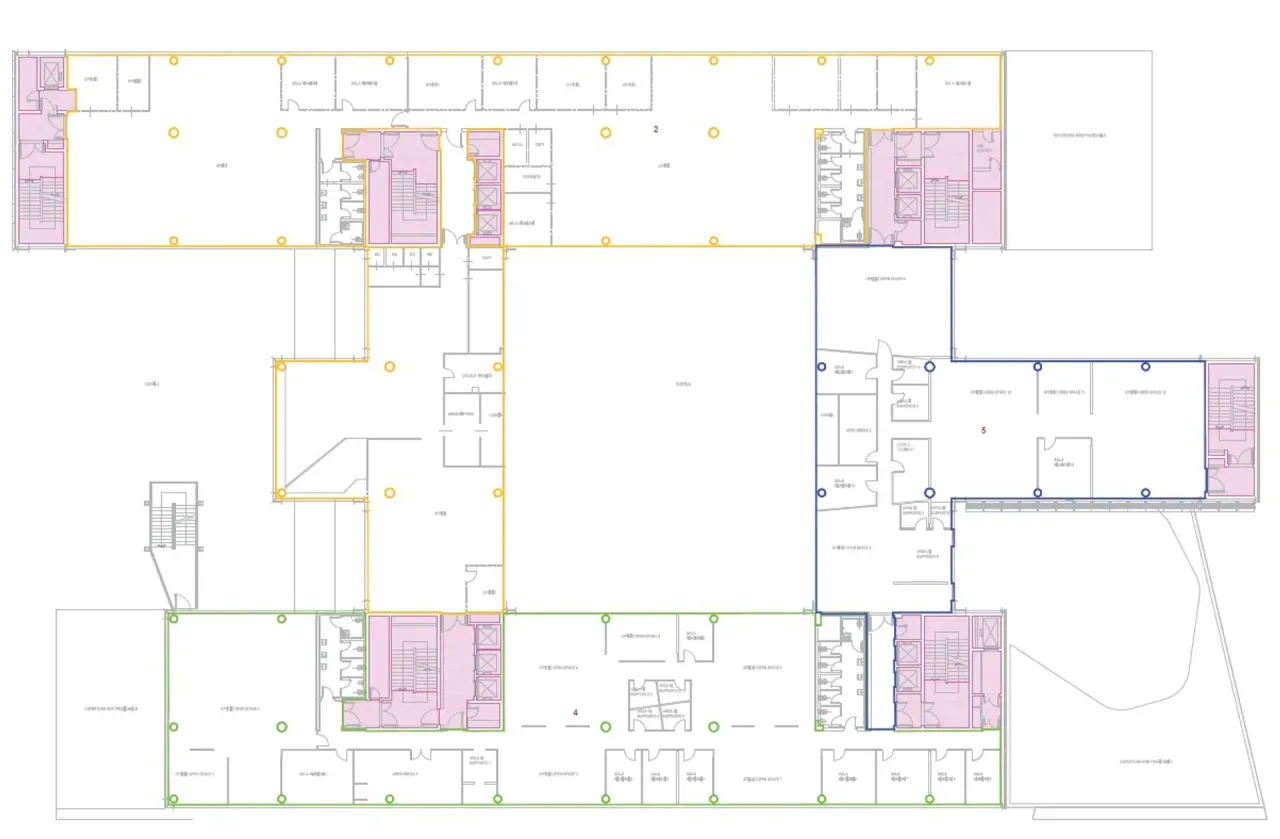 office - Maciachini Business Park - Kantoren - Dils - Verdiepingsplan - 2