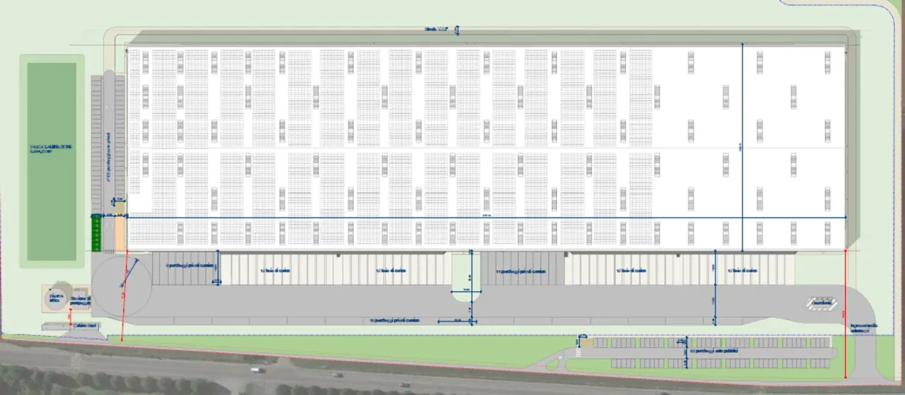 logistics - West Milan - Logistics - Dils - Plan d'étage - 1