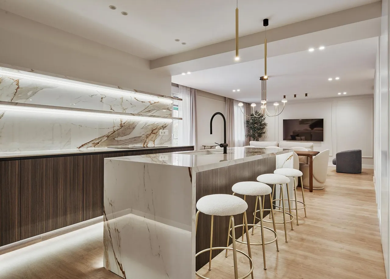 living - Piso de 152m² con 17m² terraza en venta en Lista, Madrid - gallery - 9