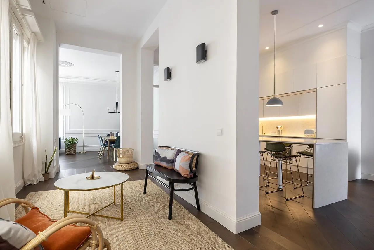 living - 154m² apartment for sale in Eixample Right, Barcelona - gallery - 9