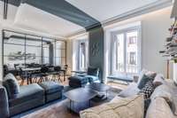 living - 220m² apartment for rent in Chueca - Justicia, Madrid - gallery thumbnail - 8