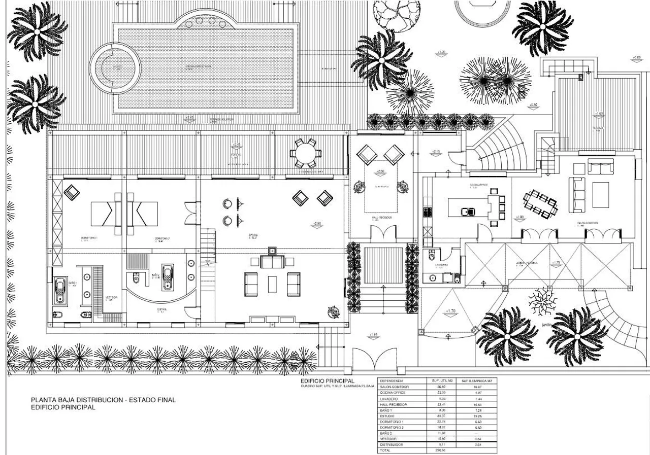 living - Casa / villa de 751m² en venta en Costa d'en Blanes - Plano del piso - 2