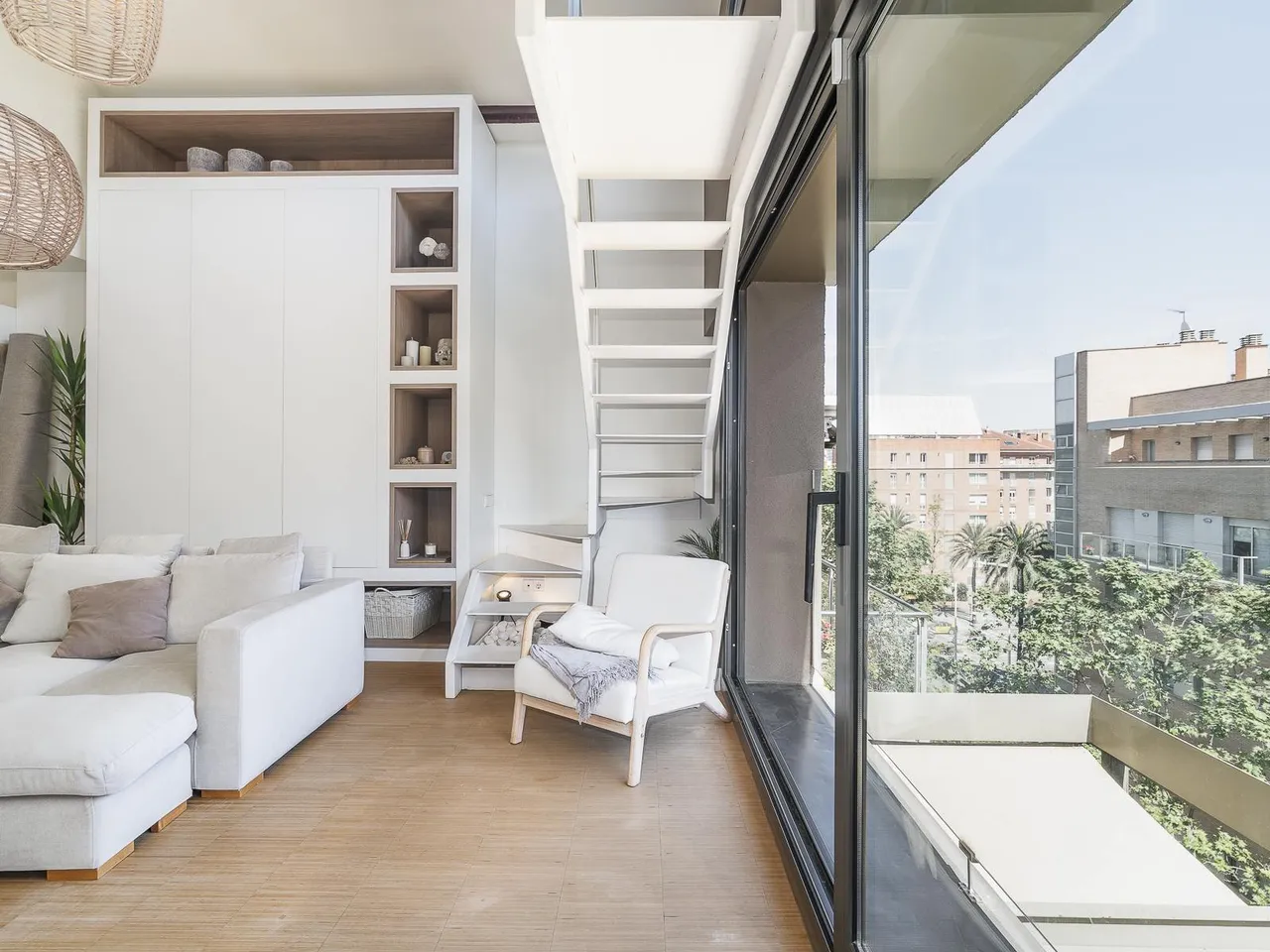 living - 128m² penthouse with 24m² terrace for sale in Vila Olímpica - gallery - 3