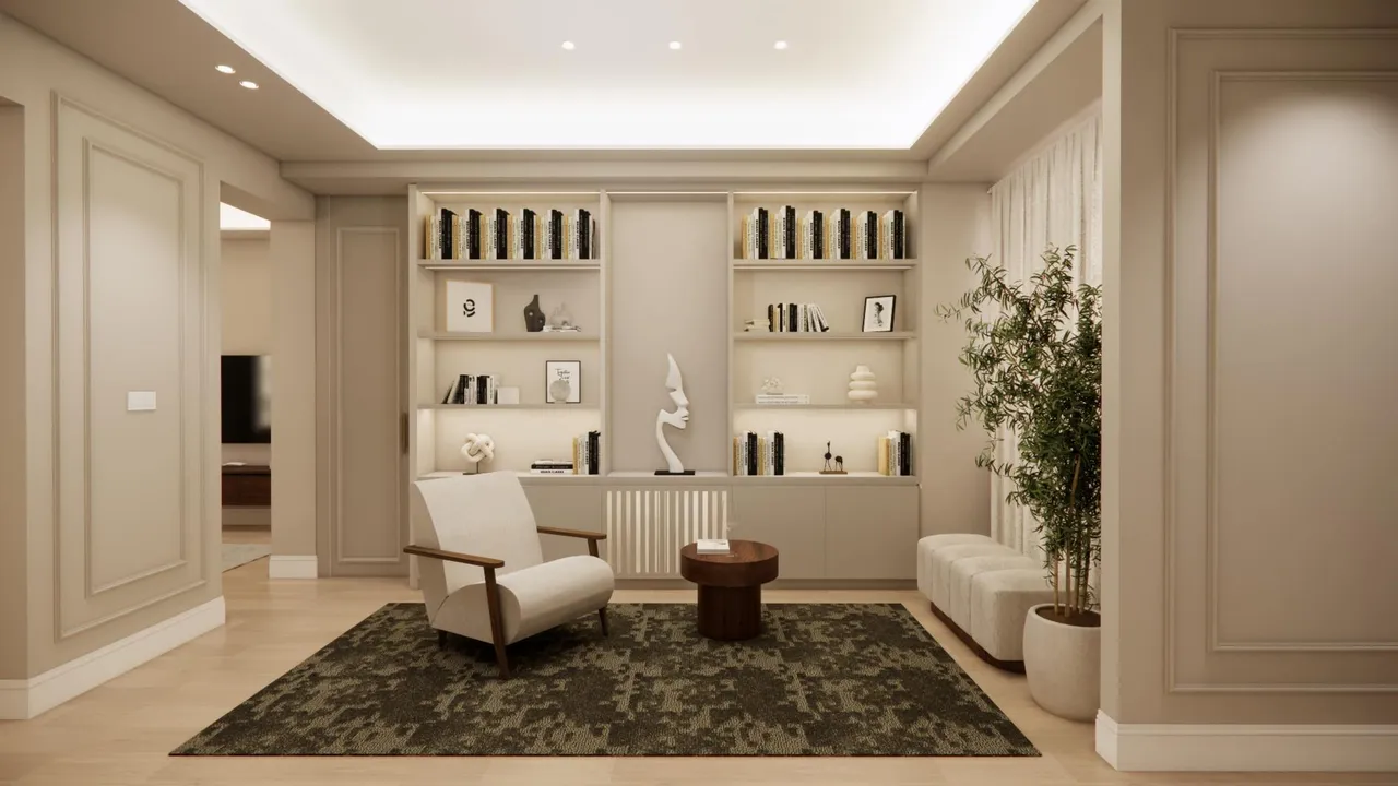 living - Piso de 121m² en venta en Castellana, Madrid - gallery - 2