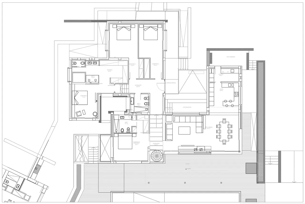 living - Casa / villa de 379m² en venta en San José, Islas Baleares - Plano del piso - 2