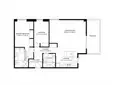 living - 141m² apartment with 10m² terrace for sale in Valdeacederas - Floor Plan thumbnail - 1