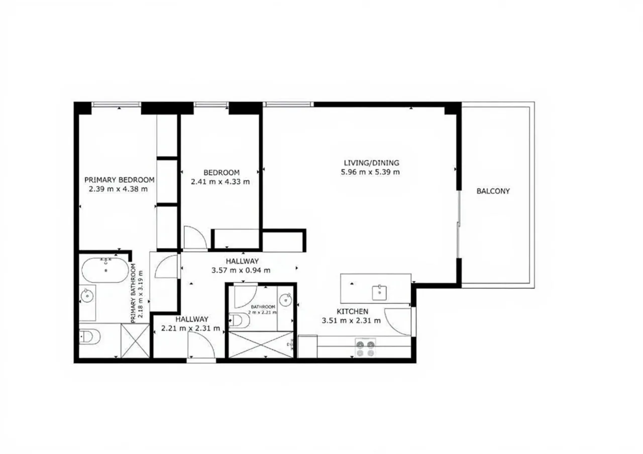 living - Piso de 141m² con 10m² terraza en venta en Valdeacederas - Plano del piso - 1