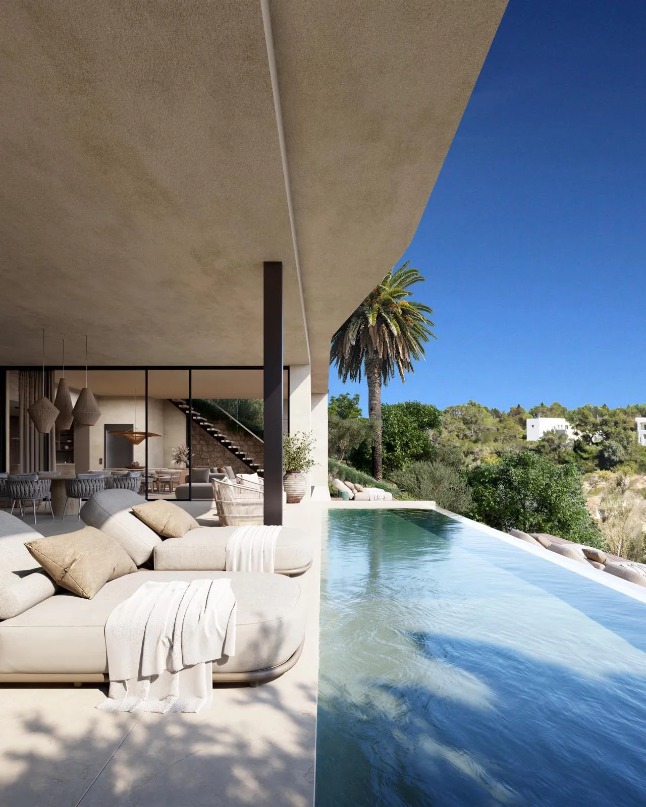 living - Casa / villa de 1,100m² con 390m² terraza en venta en San José - gallery - 5