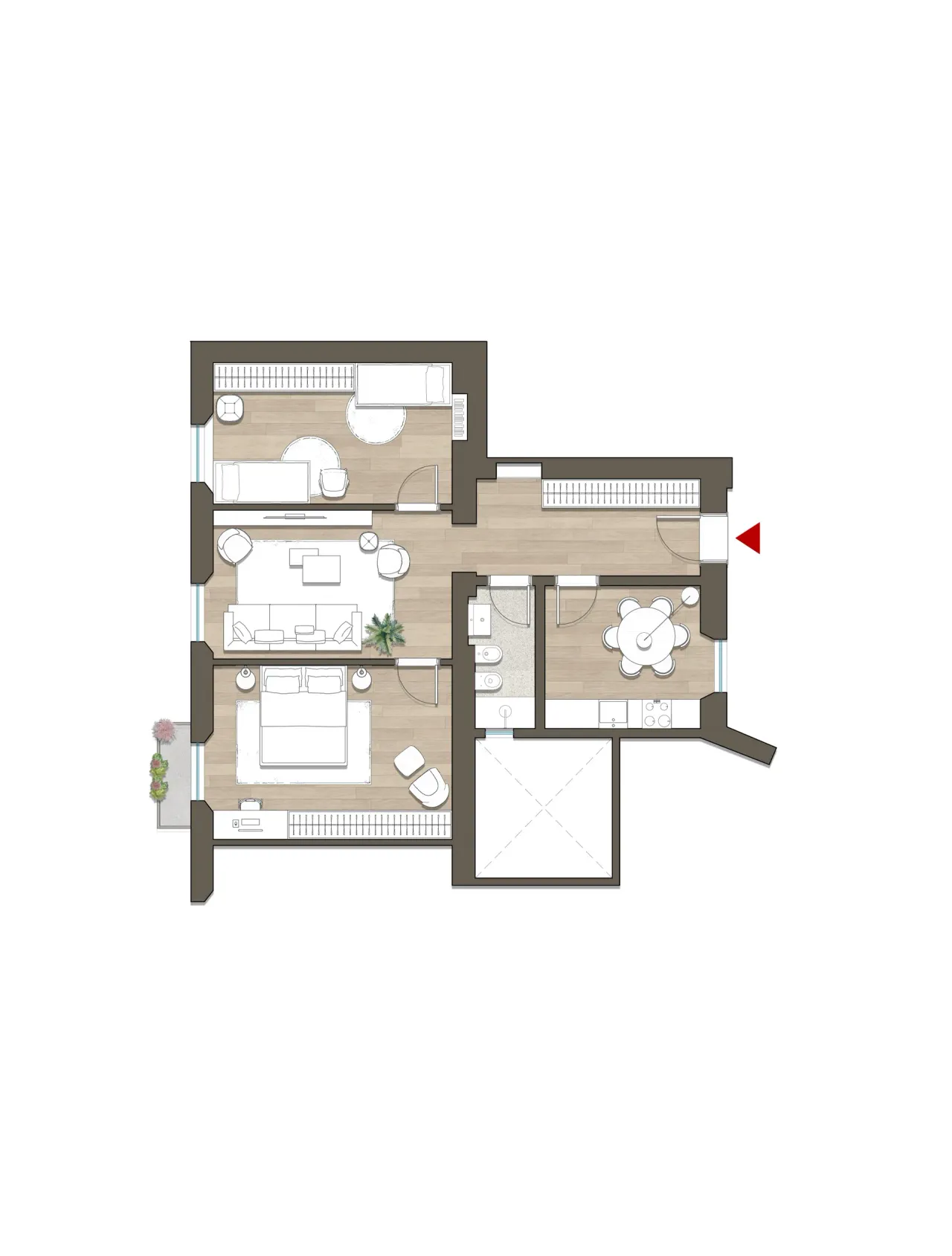 living - Caiazzo 2 - Living - Dils - Planimetria - 1