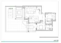 living - Ático de 276m² con 114m² terraza en venta en Nagüeles - Plano del piso thumbnail - 1