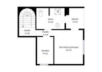living - 195m² house / villa with 83m² garden for sale in Vallpineda - Floor Plan thumbnail - 3