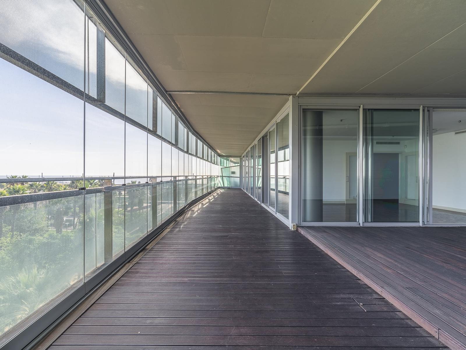 living - 130m² apartment with 100m² terrace for sale in Diagonal Mar - gallery thumbnail - 10