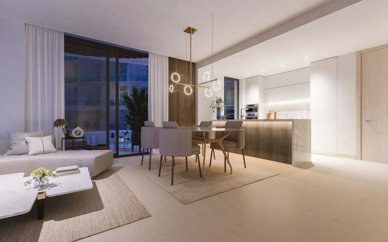 living - Marina Golden Bay Penthouses, Artola, Costa del Sol - gallery - 4